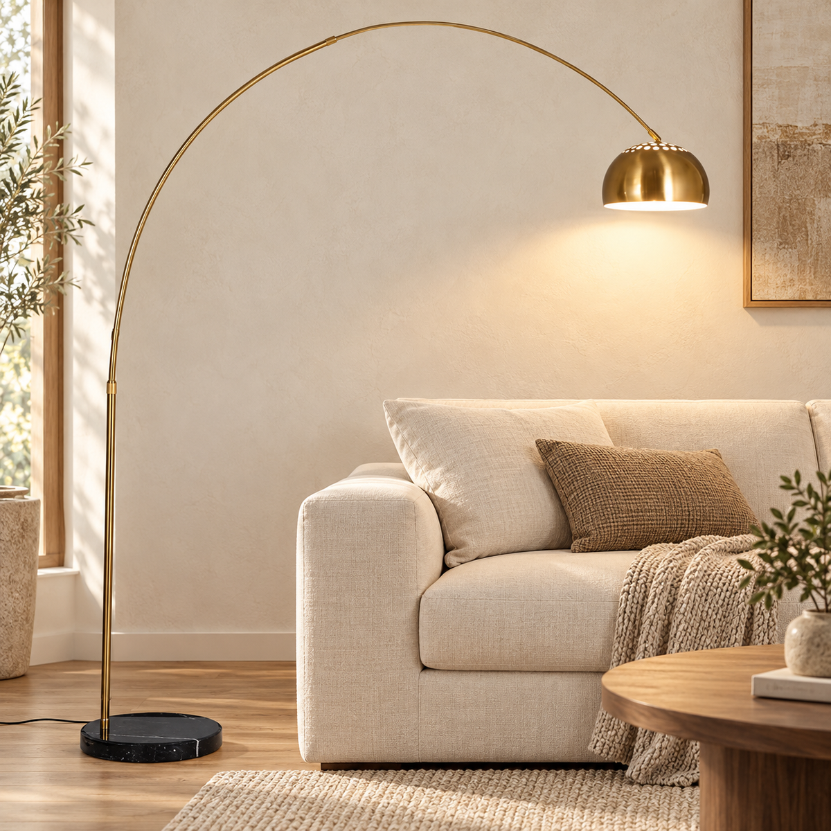 Adjustable LED Floor Lamp with Remote Control — 220V