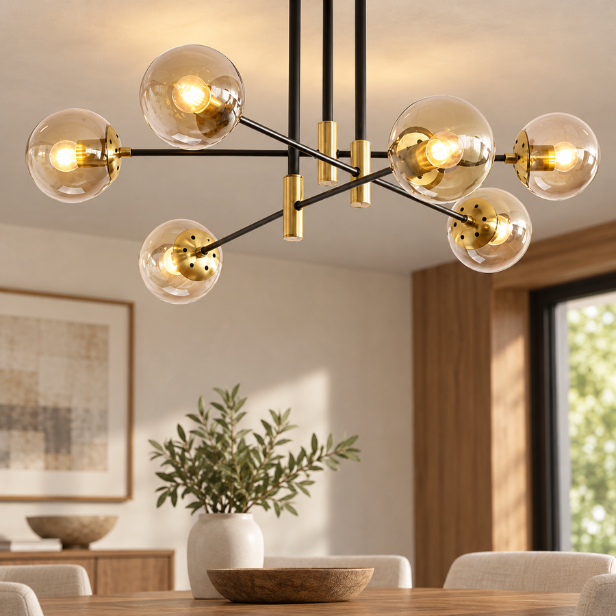Scandinavian Molecular Design LED Ceiling Lamp — 220V