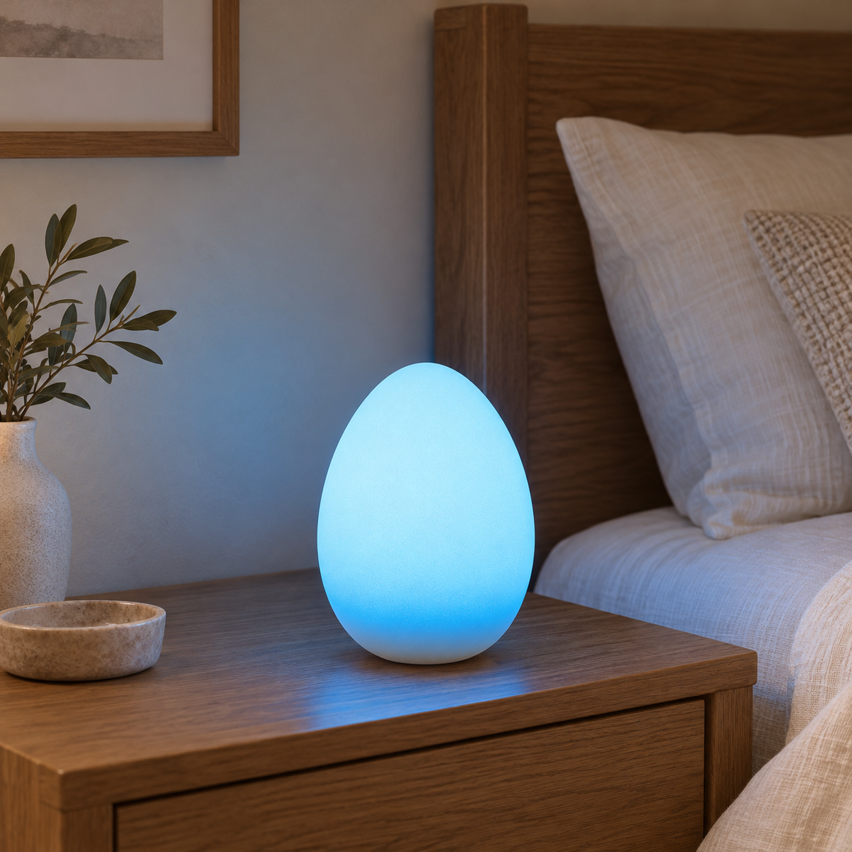 USB Charging Remote Control LED Ambient Table Lamp