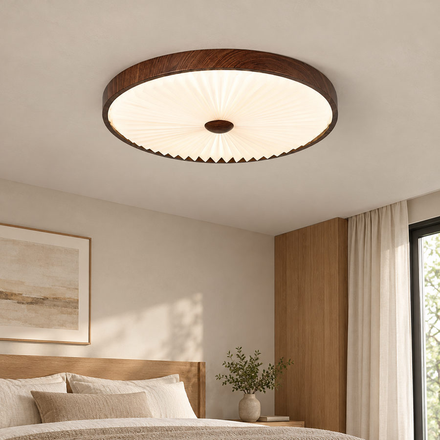 Minimalist Round LED Ceiling Lamp with Control — 220V