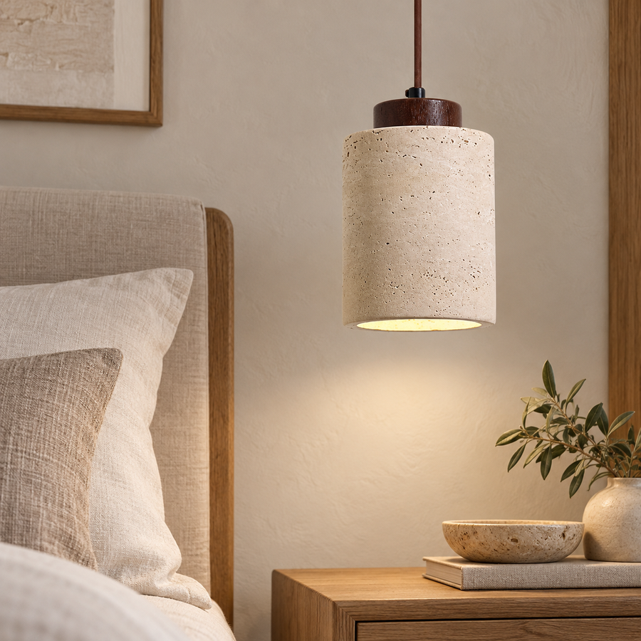 Nordic Travertine Pendant Lamp — 220V