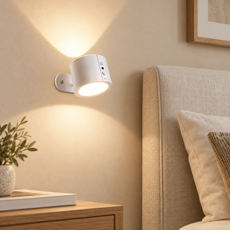 Rechargeable Magnetic Wireless Wall Lamp with Remote Control