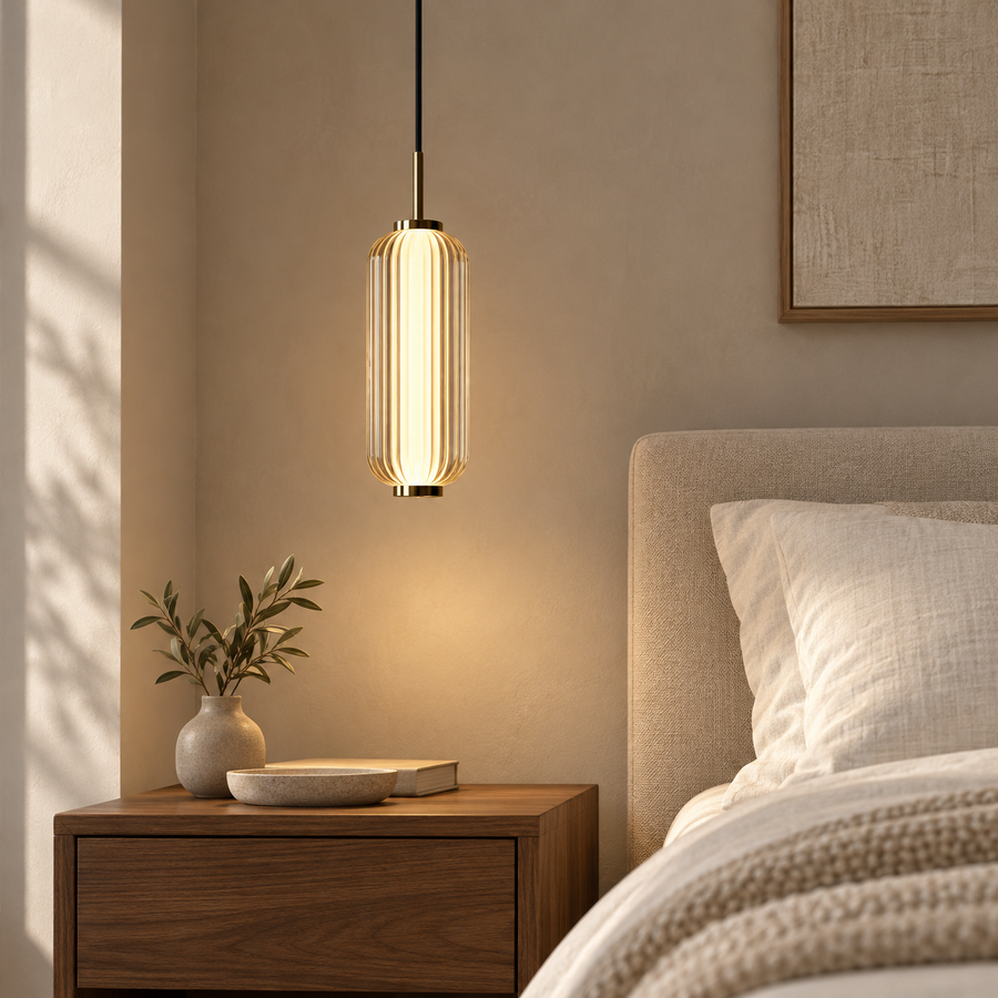 Designer Linear Glass Chandelier