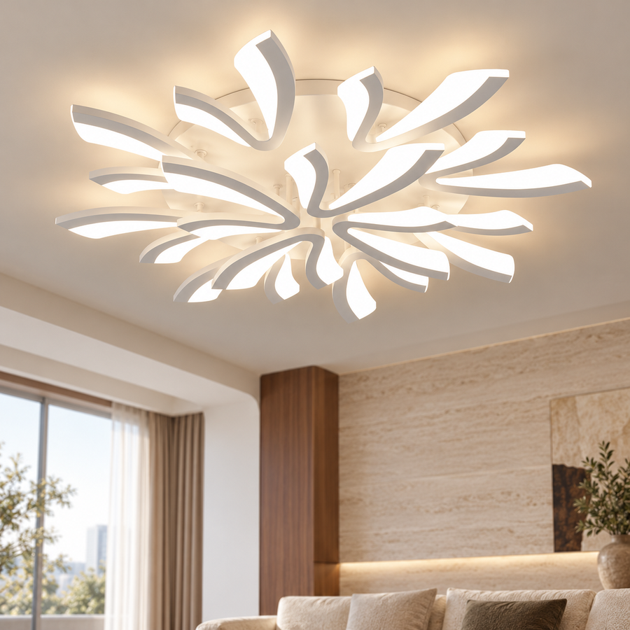 Modern Scandinavian Dandelion LED Ceiling Lamp Dimmable — 220V